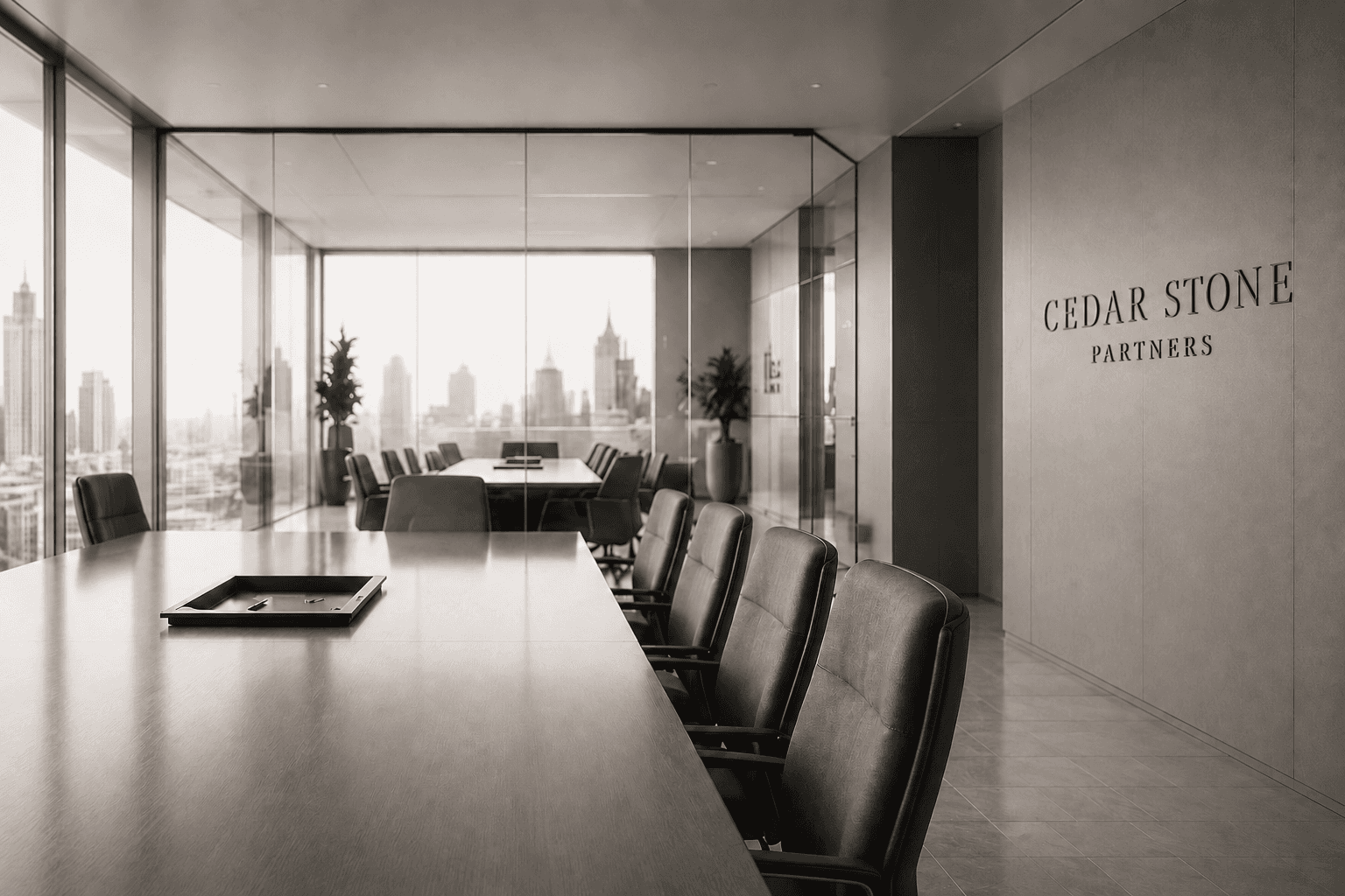 Cedar Stone Partners boardroom